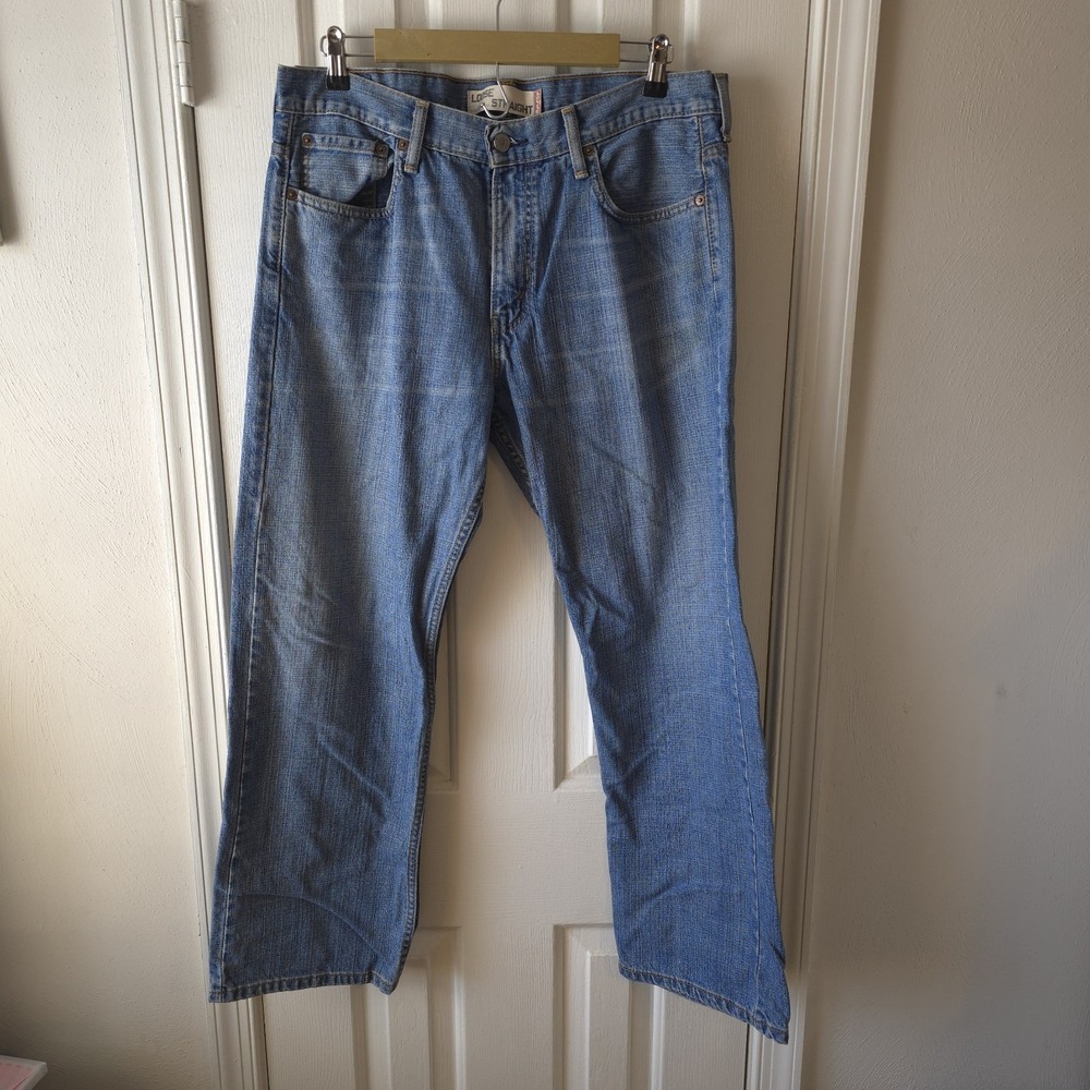 Levis 569 Mens Size 36x32 (36x29) Blue Jeans Straight Leg Red Tab